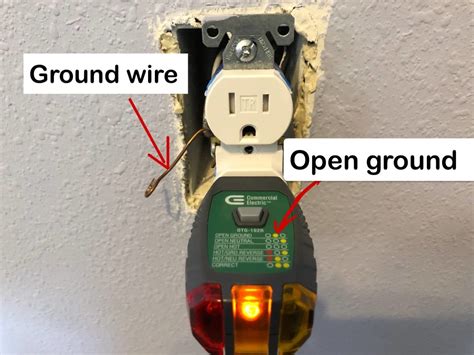 how to tell if outlet is grounding